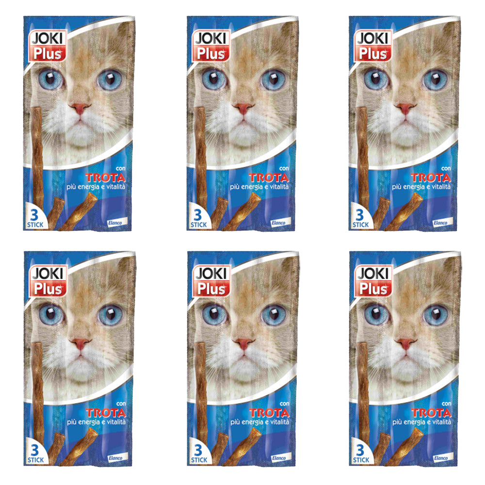 Elanco Joki Plus Snack per Gatti - Confezione da 60 Stick Ingrediente principale: Formaggio