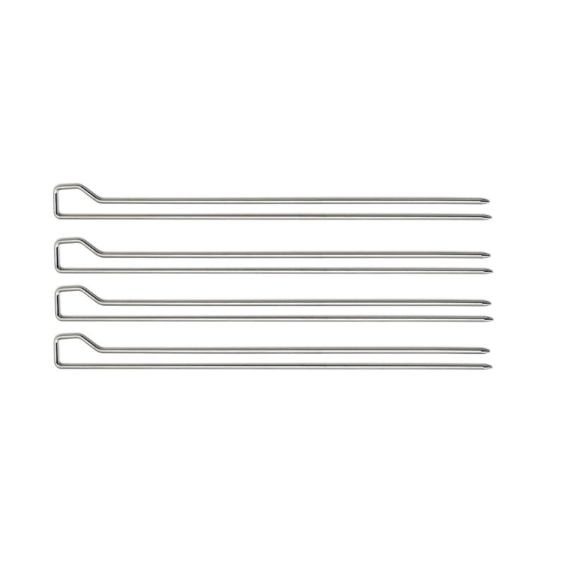 SET 4 SPIEDINI 29CM IN ACCIAIO INOX.