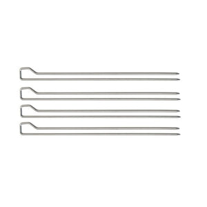 SET 4 SPIEDINI 29CM IN ACCIAIO INOX.