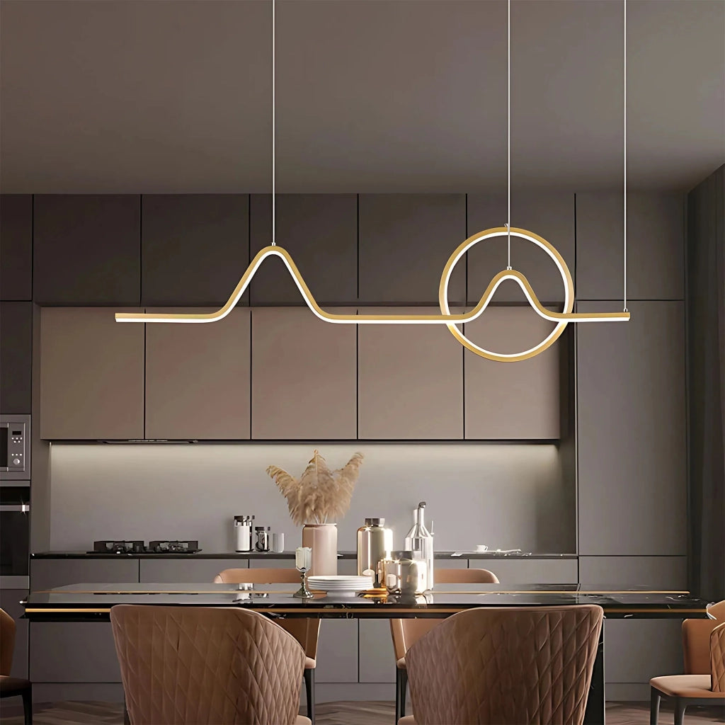 Lampada Led Lhj022-cp 120 Cm Gold