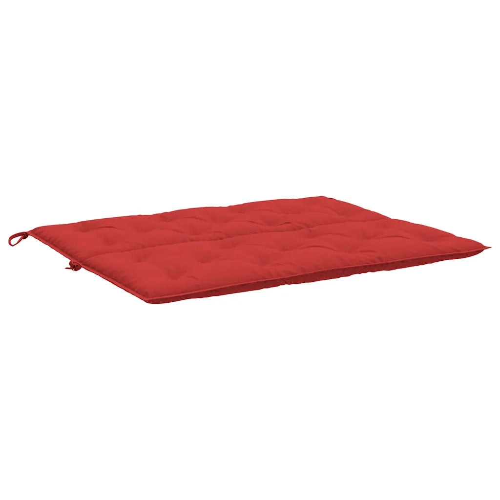 Cuscini per Panca 2 pz Rossi 120x50x7 cm in Tessuto Oxford