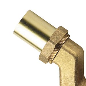 Sifone pesante in ottone fuso con dado 1 1/2 per colonna vasca