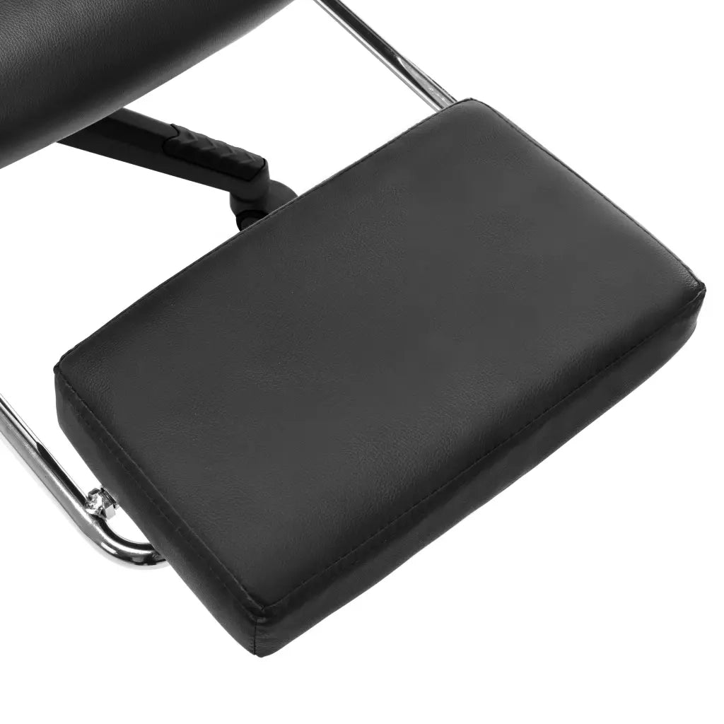 Sedia da Gaming | Sedia da e-sports con Poggiapiedi Nera e Oro in Similpelle