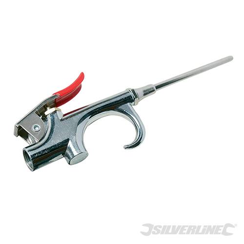 Pistola per compressore 230 mm in lega di zinco Silverline alta qualità