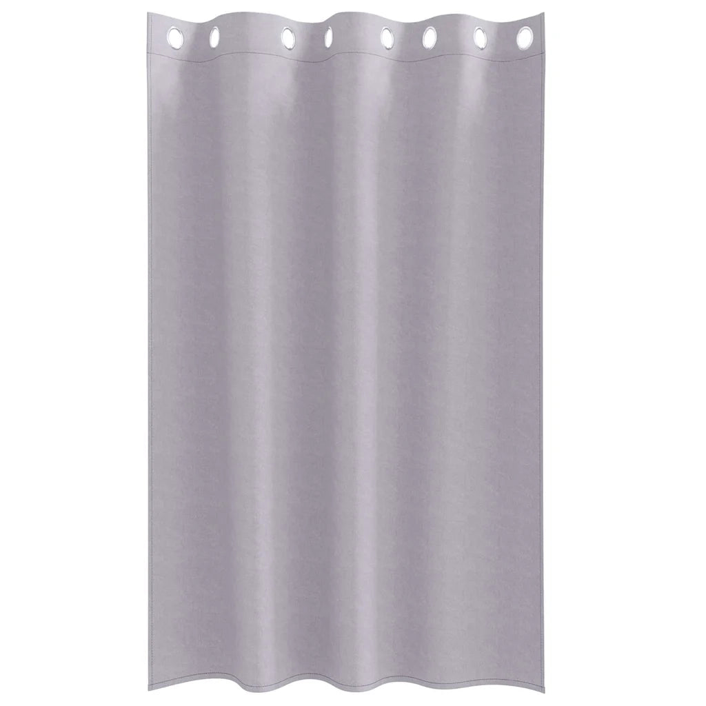 Tende Blackout con Anelli 2 pz Grigio Metallico 175 x 140 cm 4107359