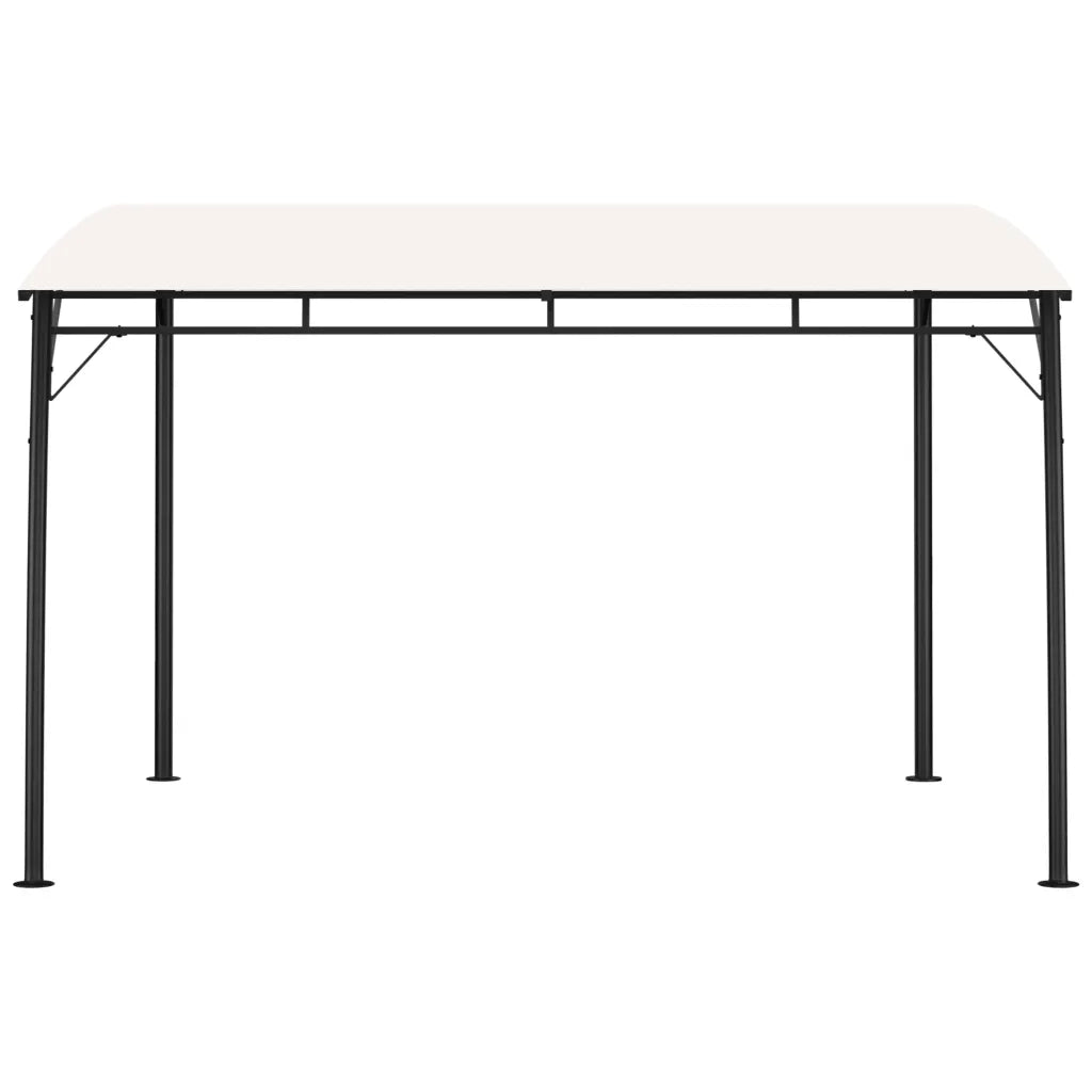 Tenda Parasole da Giardino-Tenda Gazebo 3x3x2,55 m Crema
