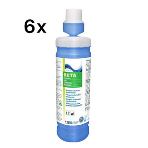 Beta 6 Pezzi x 1 L, Detergente Pavimenti Ultraconcentrato Effetto Bagnante | Kiter