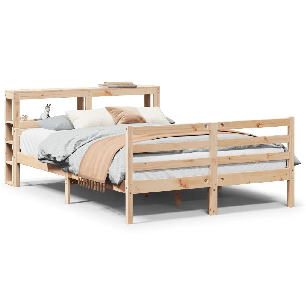 vidaXL Giroletto con Testiera 140x200 cm in Legno Massello di Pino