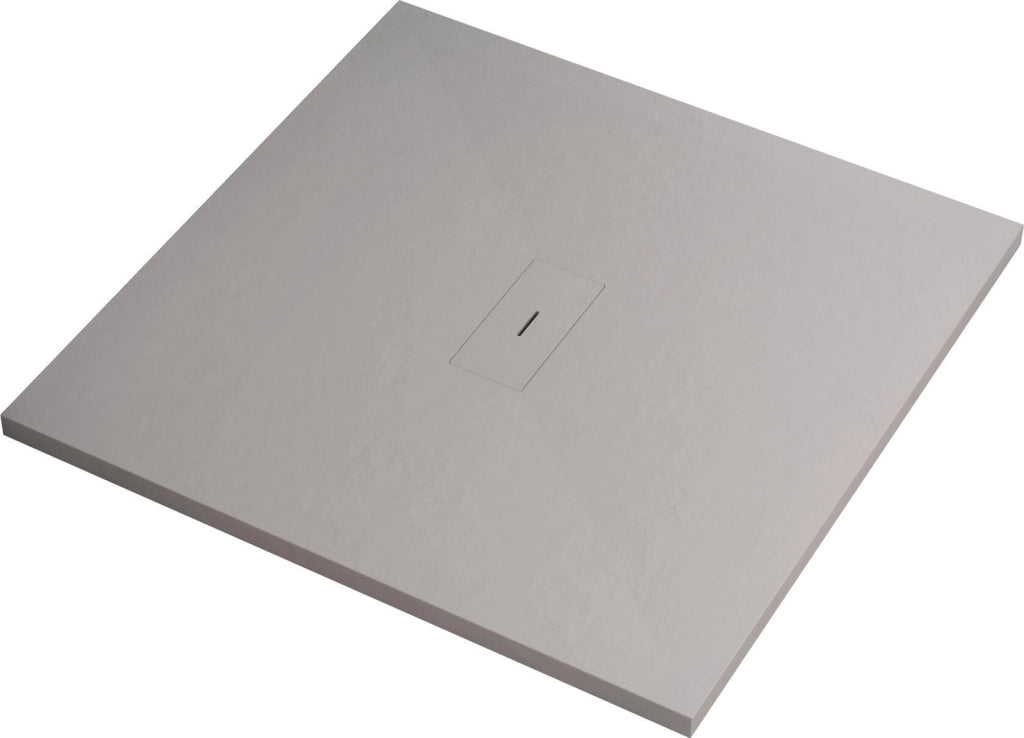 Piatto Doccia in Pietra 80x80 cm Bonussi Manila Grigio Chiaro