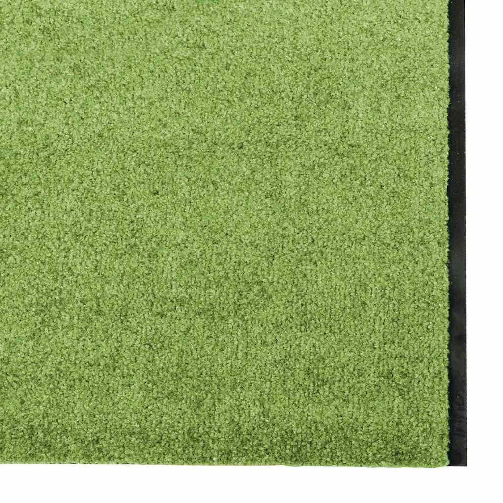 Zerbino d'ingresso moderno rettangolare per interni/esterni 120 x 350 cm antiscivolo finitura opaca poliammide verde 02_0057933