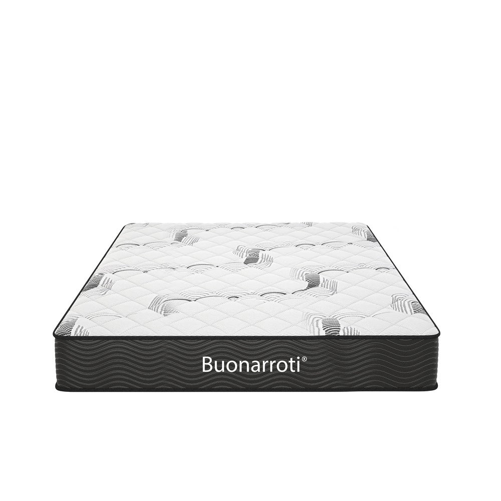 Materasso una piazza e mezza Tarico con molle insacchettate e strato in Memory Foam 120x190x22,3 cm