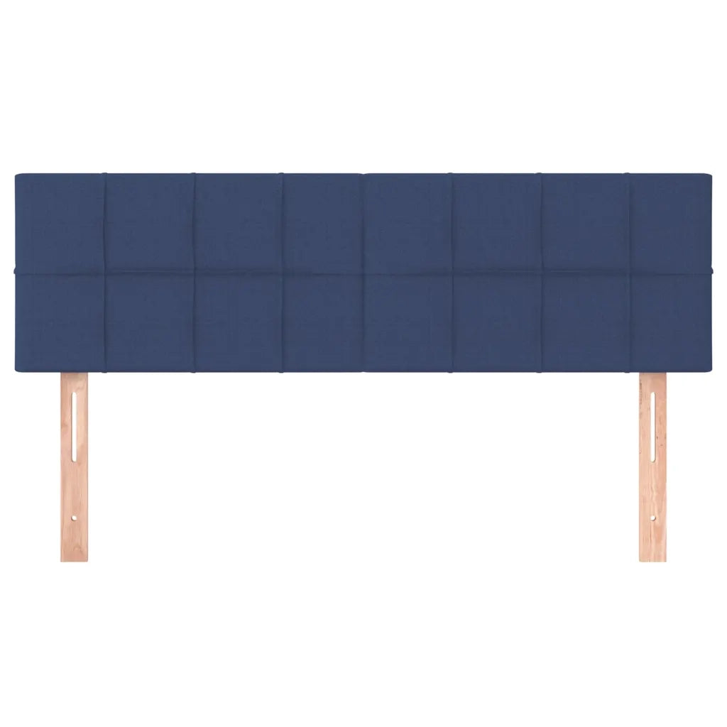 Testiera | Testata Blu 144x5x78/88 cm in Tessuto