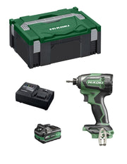 Avvitatore ad Impulsi HIKOKI WH18DEA1X (1 x 2,5Ah/5,0Ah + UC18YSL3 + Valigetta HSC II)