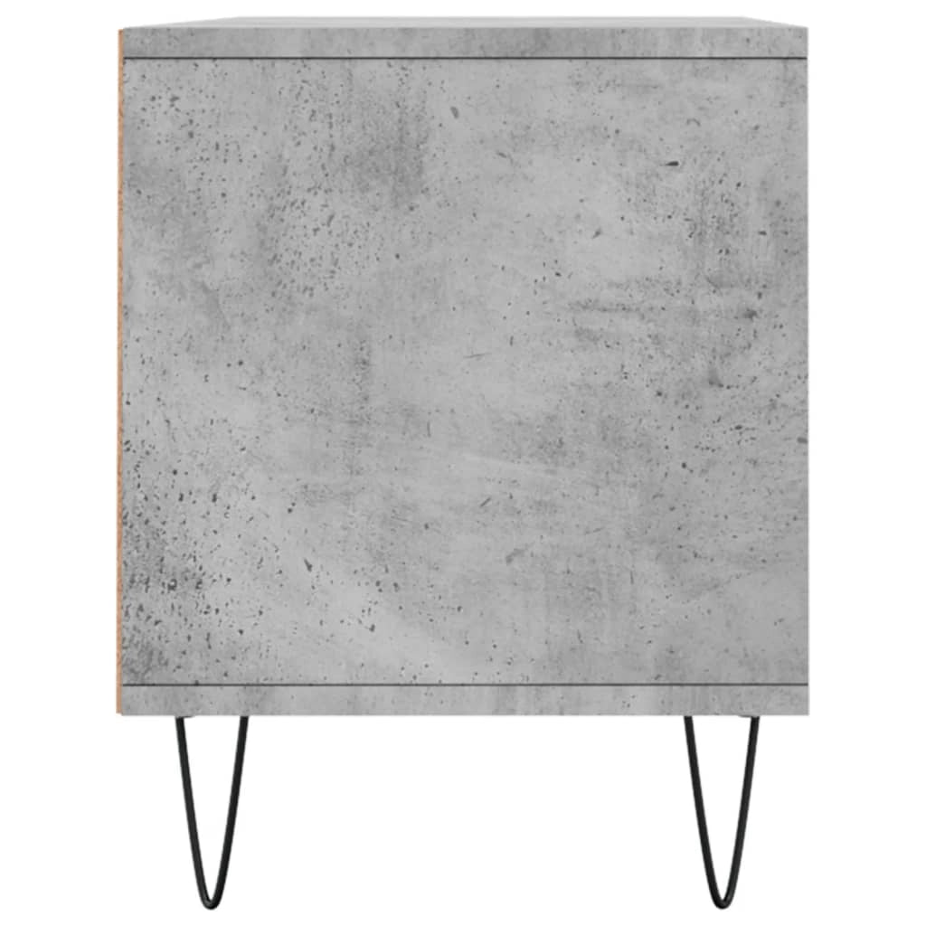 Mobile TV multimediale mensola TV credenza mobile TV sala da pranzo soggiorno camera da letto 100 x 34,5 x 44,5 cm legno ingegnerizzato grigio 02_0025476