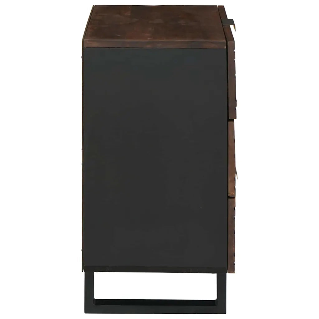 Armadio da Notte Noce 50 x 33 x 62 cm Legno massello di acacia 4018017