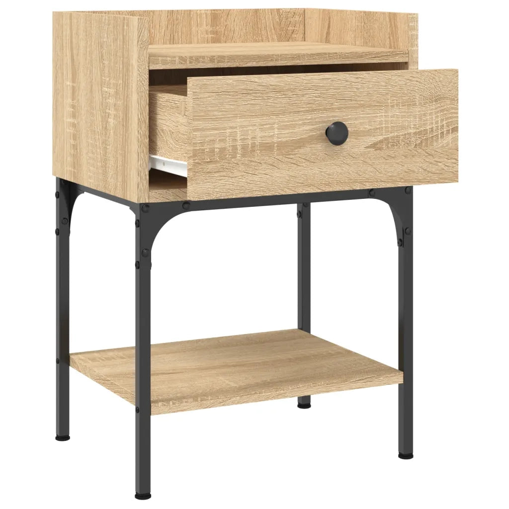 Comodino | Armadio da Notte | Mobiletto da notte Rovere Sonoma 40,5x31x60 cm in Legno Multistrato