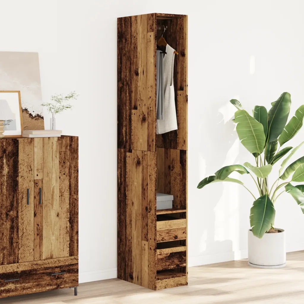 Armadio Legno Antico 30x50x200 cm in Legno Multistrato CFW3177179