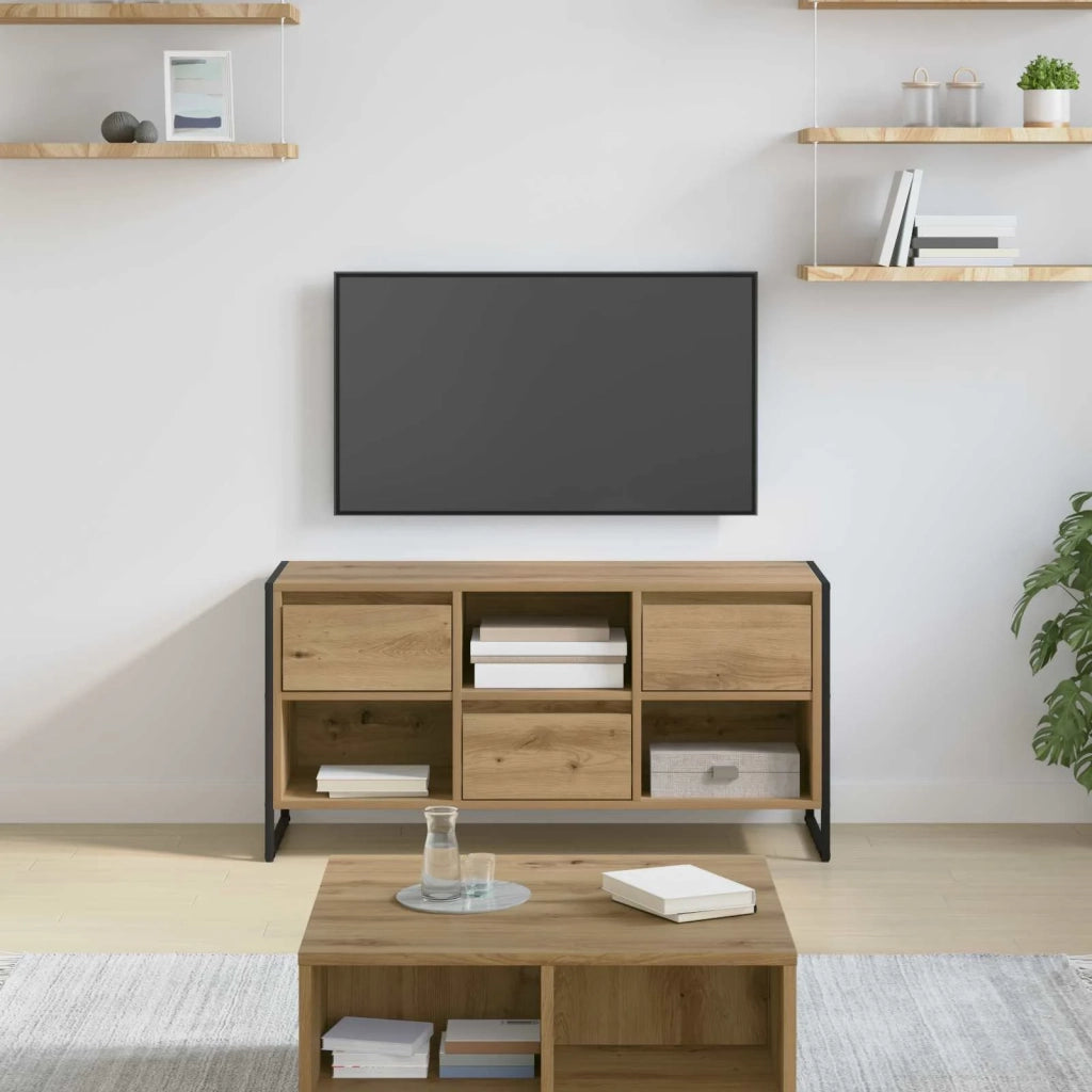 Mobile TV con cassetto Rovere Artigianale 100 x 36 x 49,5 cm 886509