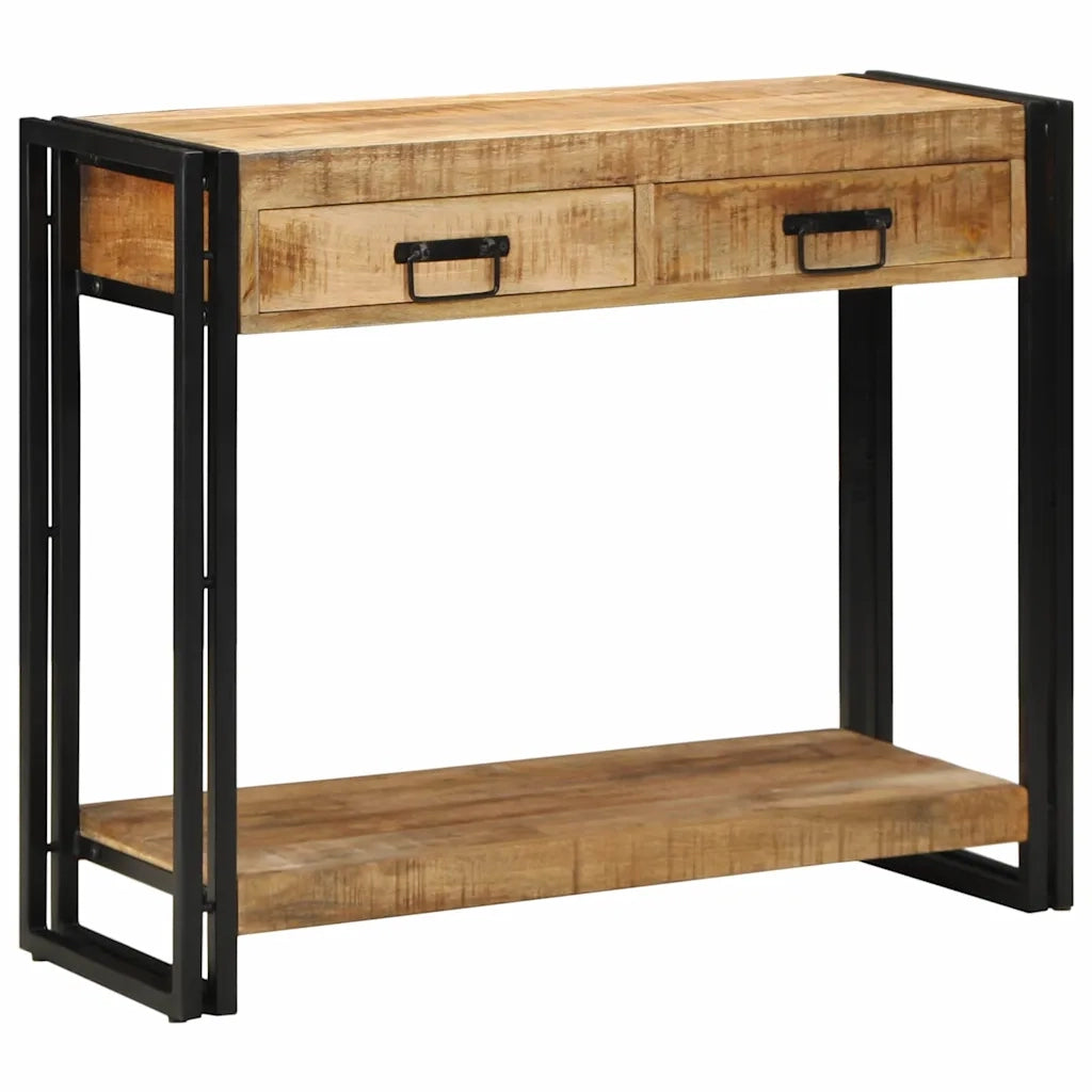 Tavolo consolle Marrone 90 x 33 x 75 cm Legno di mango massello 4102736