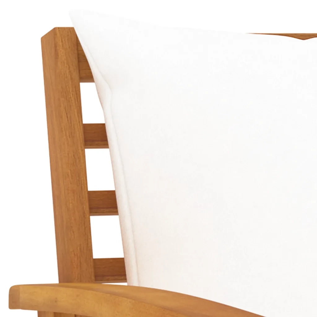 Set Divani da Giardino 5 pz con Cuscini in Legno Acacia 3057786