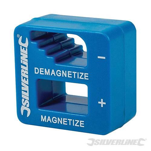 Magnete calamita magnetizzatore smagnetizza cacciavite viti utensili Offerta Silverline