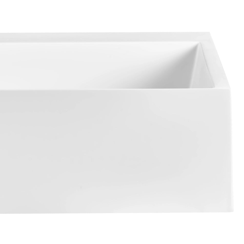 Lavabo doppio bagno classico rettangolare in ceramica finitura lucida 120 x 46 cm bianco Lavello da bagno rettangolare