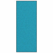 Zerbino | Tappetino Ciano e Nero 120 x 300 cm 100% Poliammide