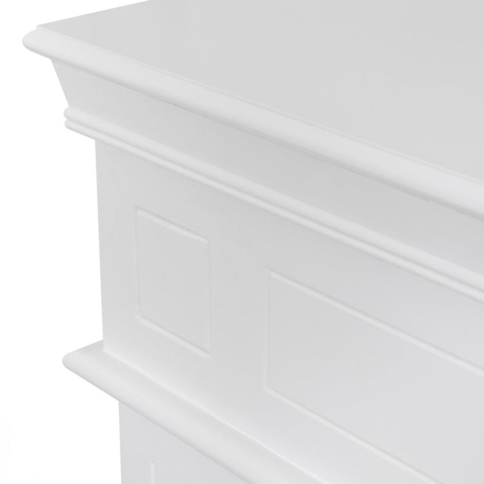 Camino a bioetanolo biocamino da terra Cambridge in legno Bianco 110x36x100h