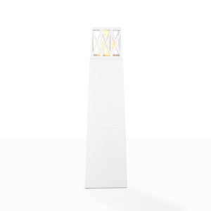 Camino a bioetanolo da giardino per esterno Vulcano Bianco 40x40x145