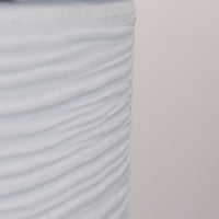 Camino a bioetanolo braciere da giardino da terra per interno esterno RAFFAELLO Bianco Perla d.35 x h55