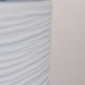 Camino a bioetanolo braciere da giardino da terra per interno esterno RAFFAELLO Bianco Perla d.35 x h55