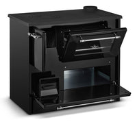 Cucina A Legna Stufa 9 Kw Nera Beatrice L87xP51xH79 Ecodesign