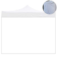 Telo laterale 3x2mt bianco impermeabile ricambio per gazebo richiudibile 3x3mt
