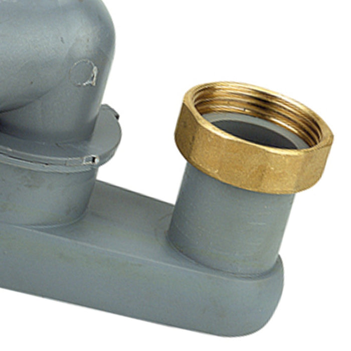 Sifone in plastica regolabile con scarico ad incollare 1 1/2