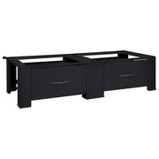 Pedestallo per Lavatrice 2 pcs Nero 127 x 54,5 x 32,5 cm 42022036