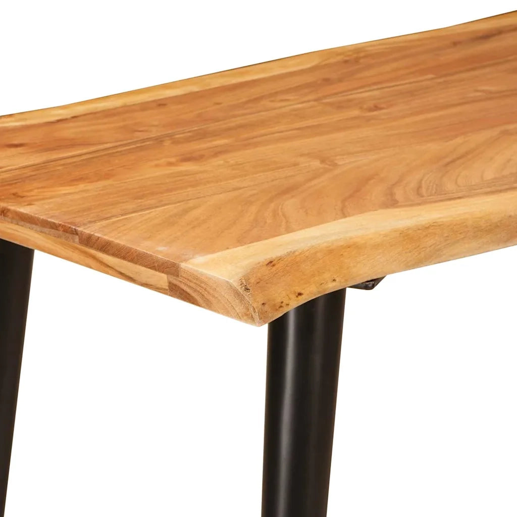 Tavoli da Pranzo | Tavolo da cucina Marrone e Nero 110 x 55 x 78 cm