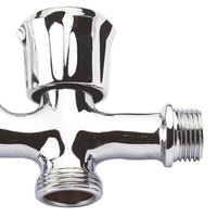 Rubinetto due maniglie attacco lavatrice 1/2x3/4x3/4