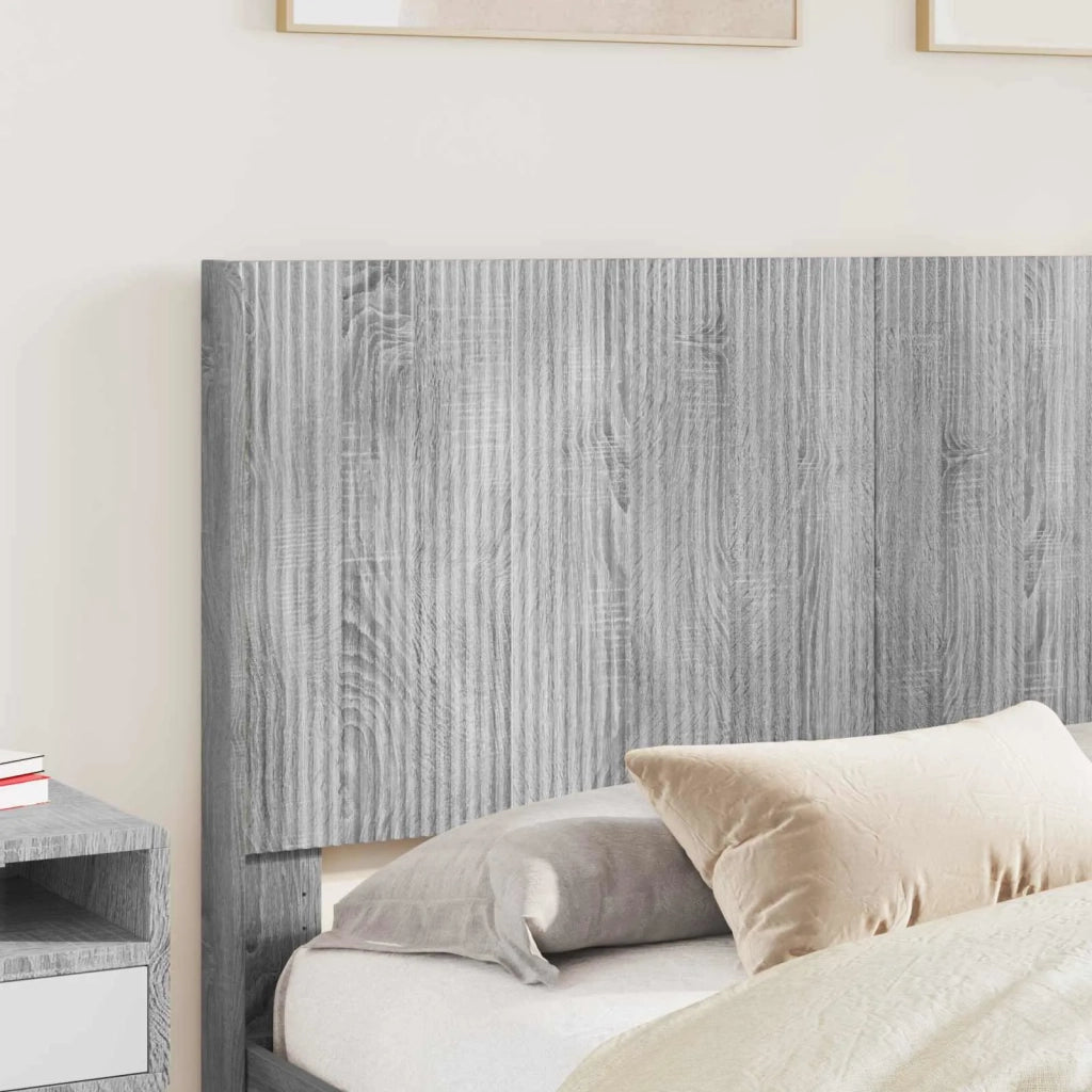 Struttura del letto con stoccaggio e testata Grigio Sonoma 3414370