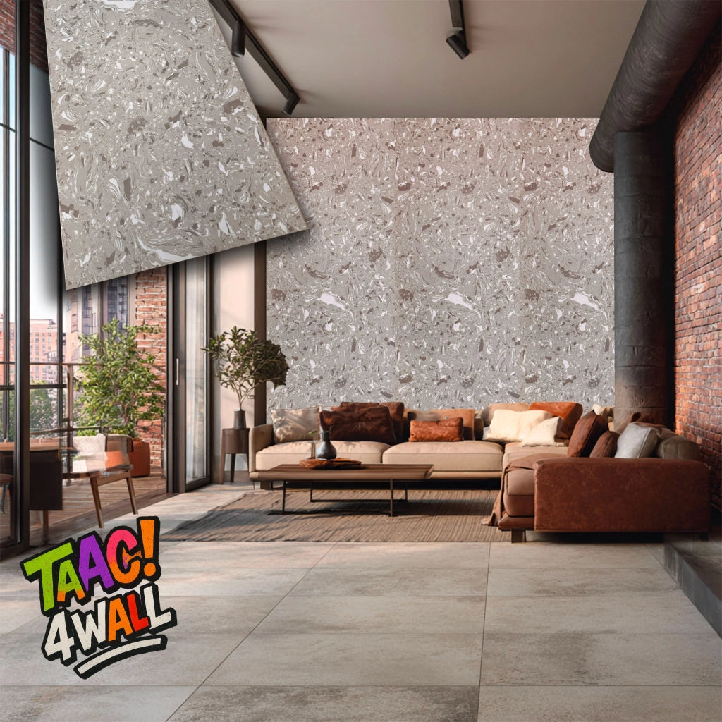 mq TAAC! 4WALL pacco da 5,76mq (4 pannelli) rivestimento a parete SPC Click 5x600x2400mm ANDROMEDA