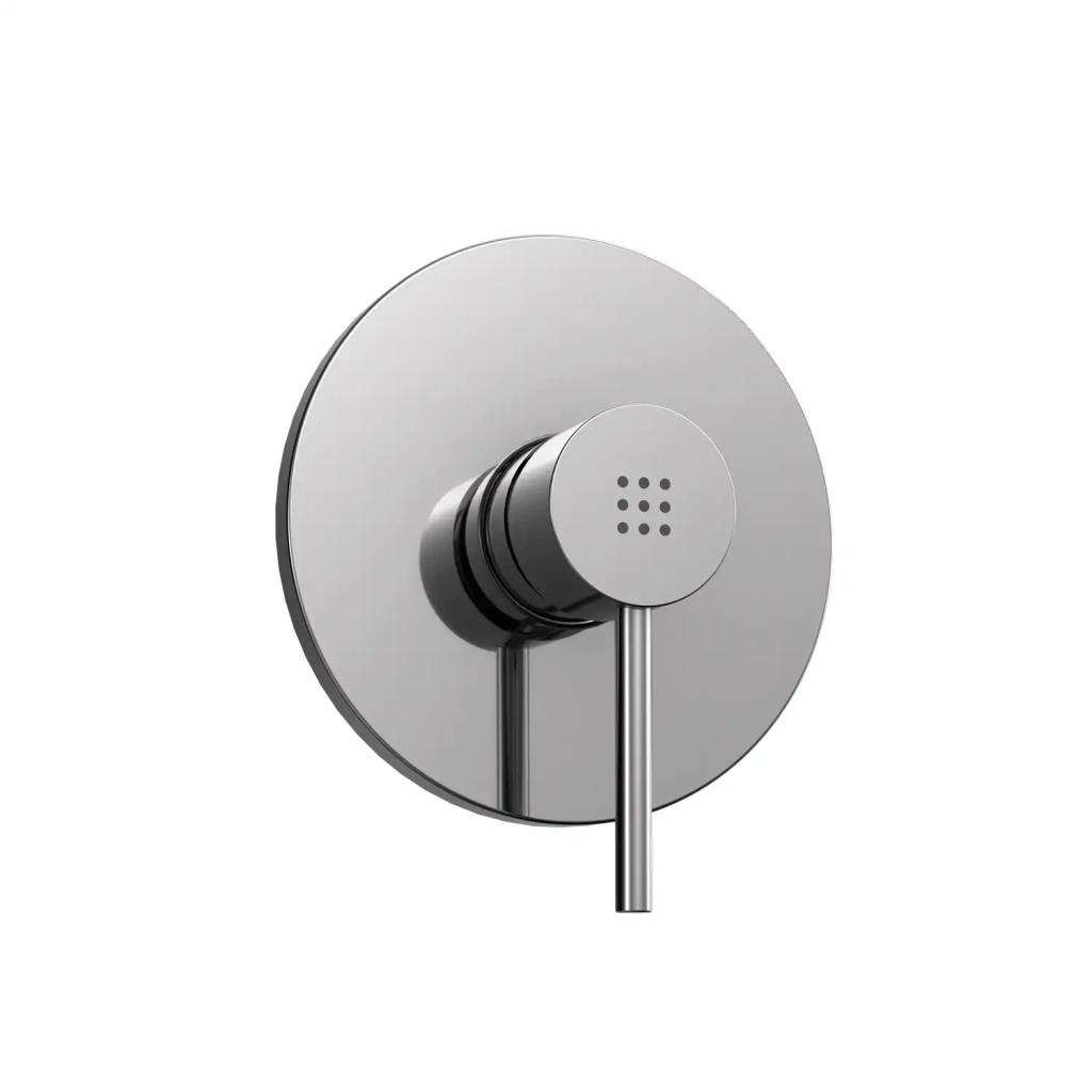 Set miscelatore lavabo e bidet senza scarico ed incasso doccia in ottone cromato | Ava