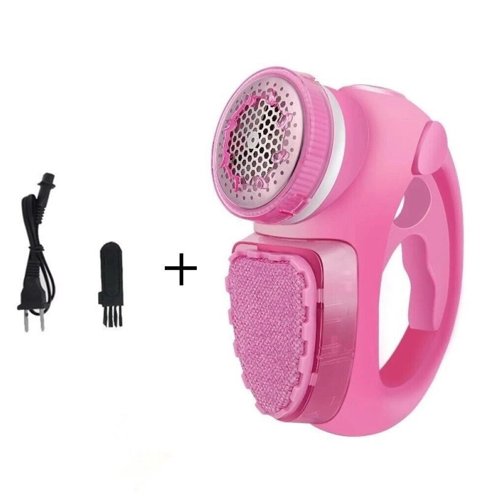 Trade Shop - Levapelucchi Elettrico Ricaricabile 2 In 1 Rimuovi Pelucchi Con Serbatoio Tx8372 -