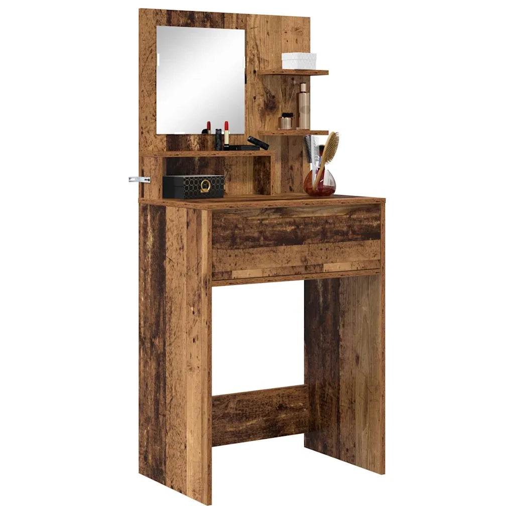 Tavoli da Trucco per Camera da Letto con cassetto Legno vecchio