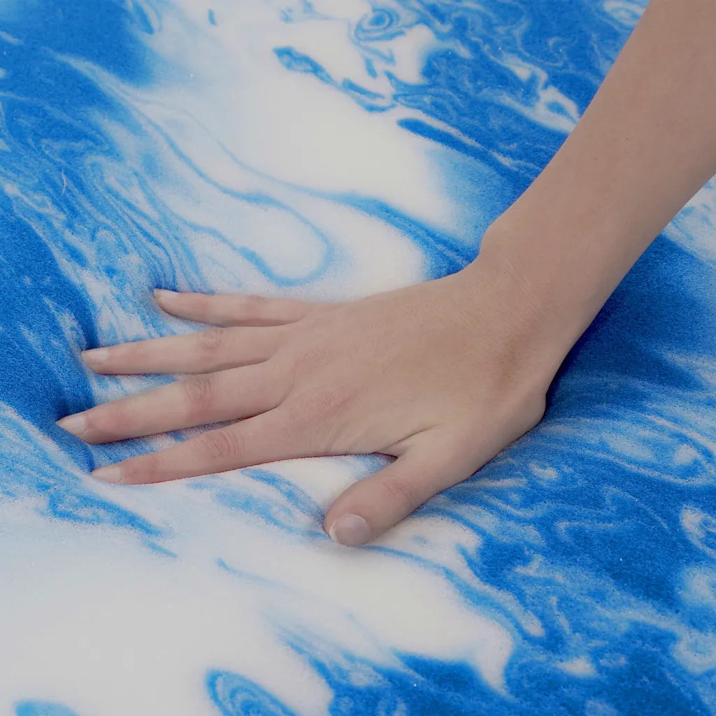 Coprimaterasso 120x200 cm Schiuma di Gel 7 cm CFW2319358