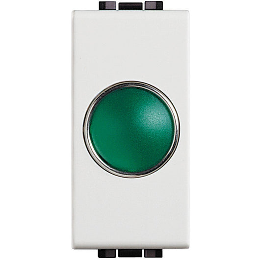 Bticino LivingLight portalampada spia verde N4371V