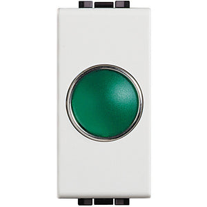 Bticino LivingLight portalampada spia verde N4371V