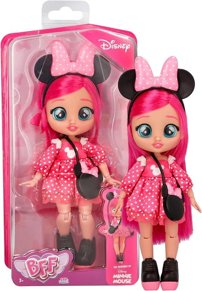 BFF BY CRY BABIES Minnie Mouse, Disney, BFF Fashion Doll Vestite come Personaggi Disney, Bambine e bambini dai 3 anni in