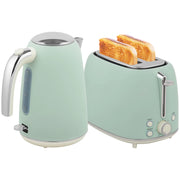 Bollitore e tostapane ¨C zephmum ¨C verde, acciaio inox, 1.7L 2200W