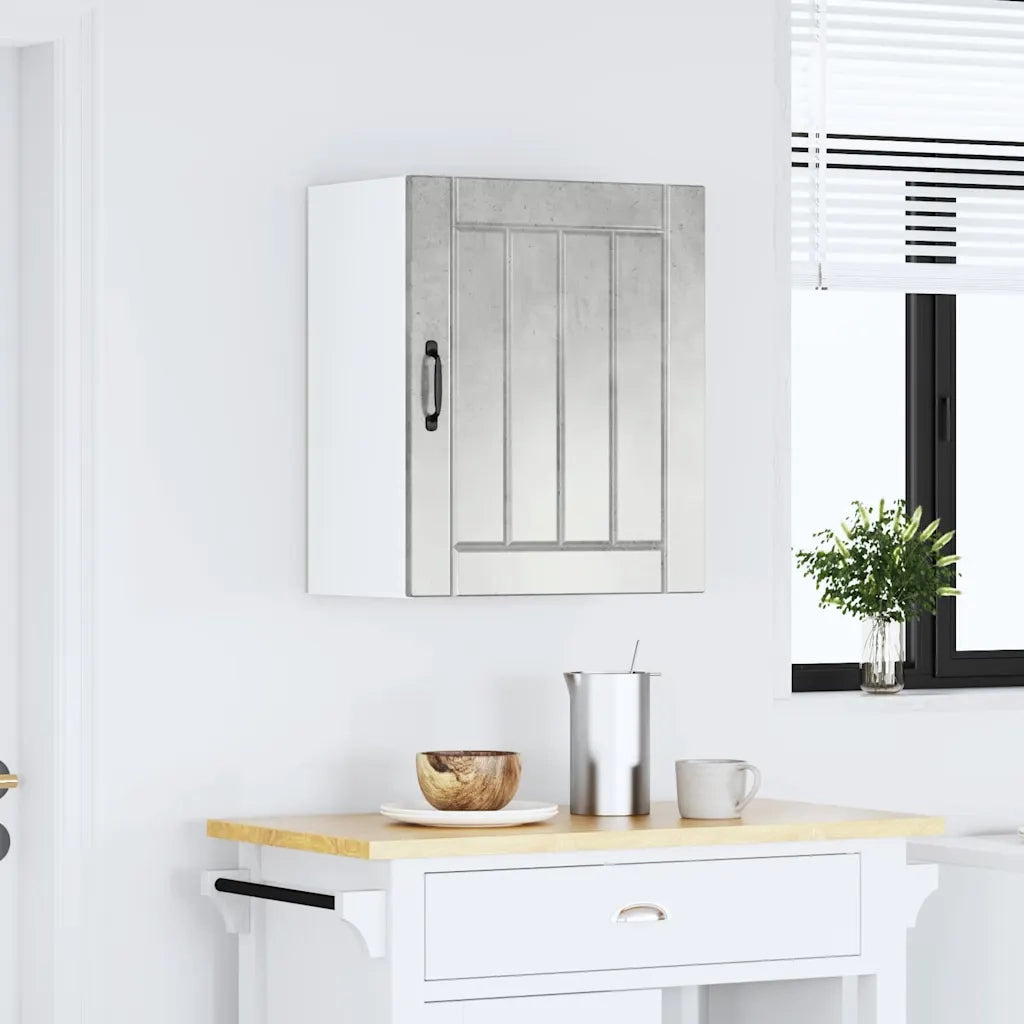 Pensile da Cucina Lucca Grigio Cemento in Legno Multistrato 853805