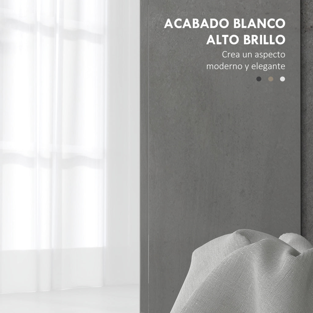 Mobiletto Sottolavabo con 2 Ante e Ripiani Regolabili ¨C Minimal ¨C 80x34x60 Bianco