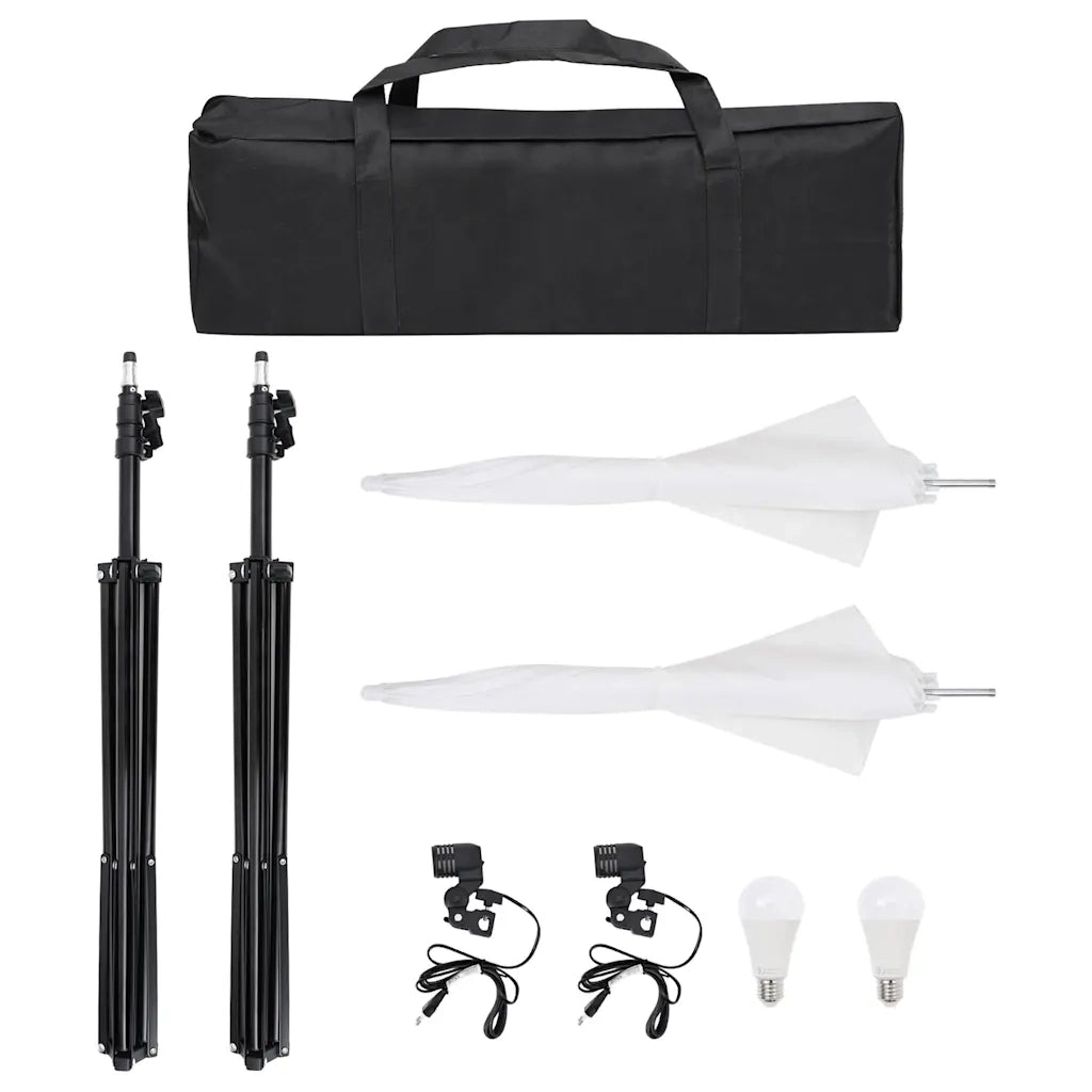 Kit di Illuminazione da Studio con Treppiedi e Ombrelli CFW9250766